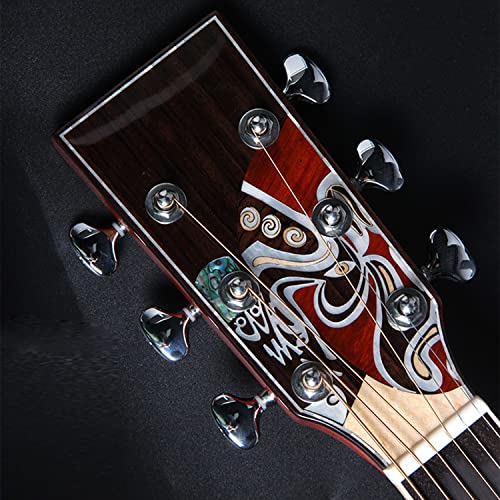MEIeynt Kit de démarrage de Base pour Guitare Acoustique débutant de 41 Pouces avec Sac de Transport, Cordes, Sangle… - Les Beatles, Paul McCartney, John Lennon, RIngo Starr, George Harrison MEIeynt Kit de démarrage de Base pour Guitare Acoustique débutant de 41 Pouces avec Sac de Transport, Cordes, Sangle… – Image 7