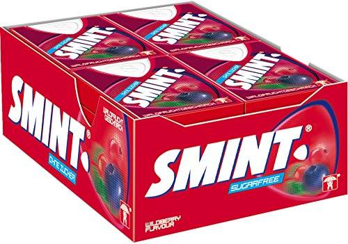 SMINT Wildberry | 12 Dispenser mit Waldfrucht-Pastillen | Zuckerfreie Zahnpflege