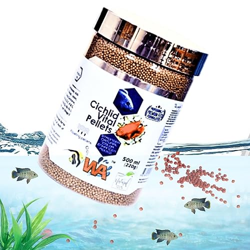 WA Cichild Vital Pellets Fish Food, 500ml (220G) | Stronger Natural Color Enhancer Added | Floating Pellets by Petzlifeworld (B0BYJXFF8Z) Amazon Price History, Amazon Price Tracker