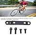 Hapivida 2Pcs Flat Mount Disc Brake Adapter, 140mm/160mm Front Bicycle Flat Caliper to Flat Mount Disc Brake Mount Adapter Bicycle Accessory