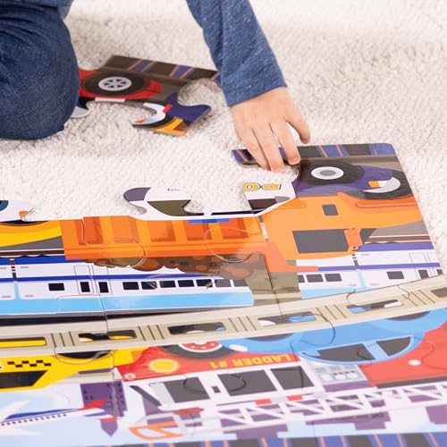 Melissa & Doug Traffic Jam Jumbo Floor Puzzle (24 Pieces, 2 x 3 Feet) - image 7