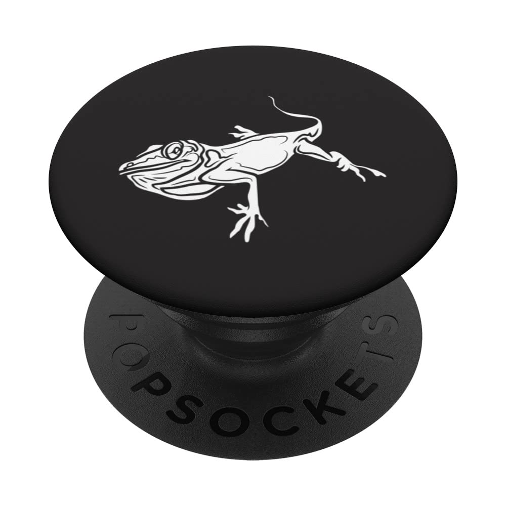 Knight Anole PopSockets Swappable PopGrip, Black