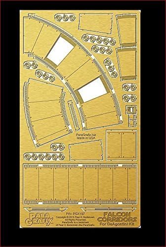 Corridors Photoetch for the DeAgostini Millennium Falcon Subscription Kit - PGX197 by Paragrafix