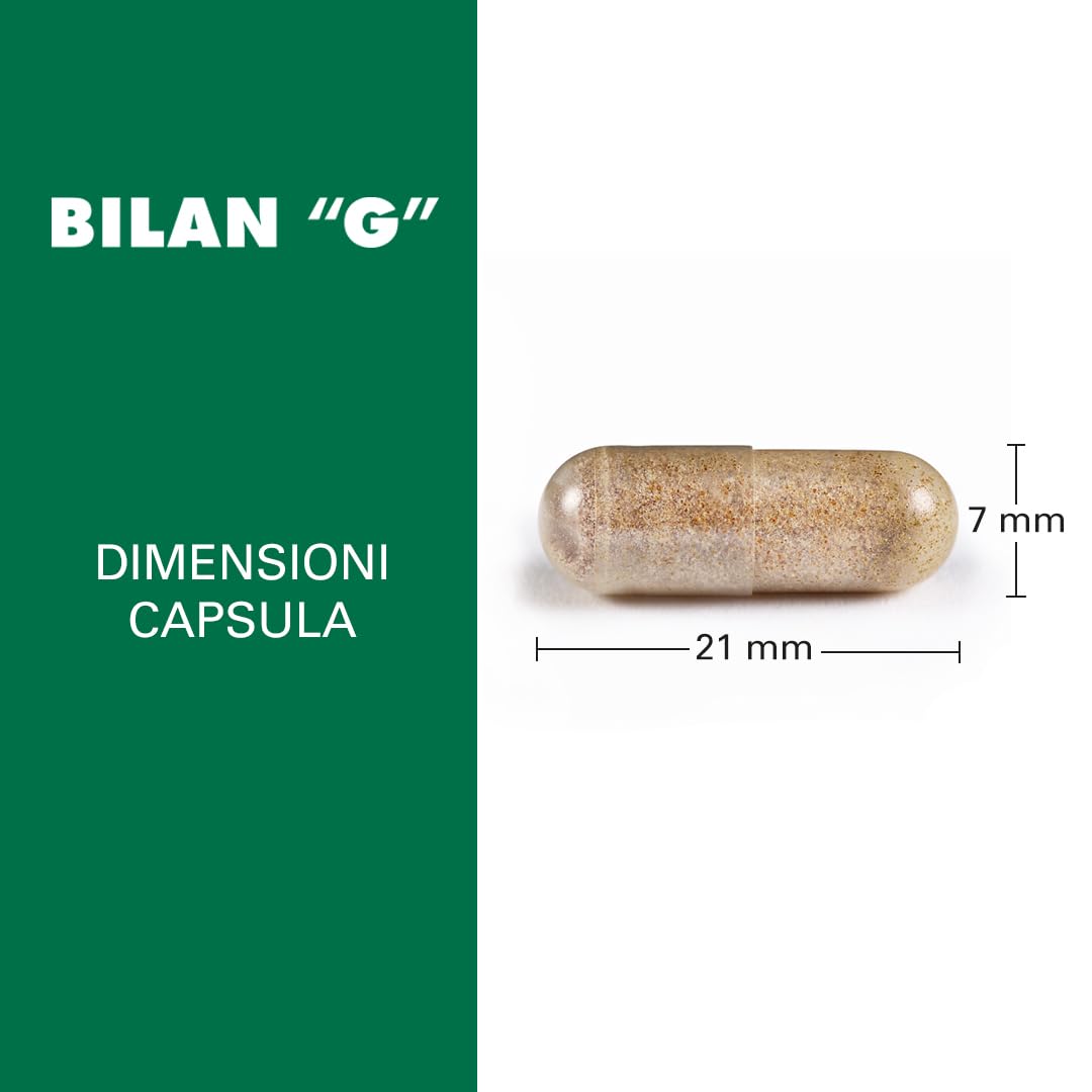 Naturando Bilan G Complemento Alimenticio A Base De Ginseng Sello Oro y Vitamina E en Extracto Seco - 40 Cápsulas