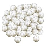 Material: Acryl non-brand 100 pcs Runde Acrylperlen zum Basteln Armband Halskette Kinderschmuck