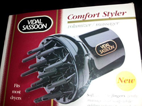 Vidal Sassoon VS -623 Comfort Styler Volumizer / Massager Finger Diffuser