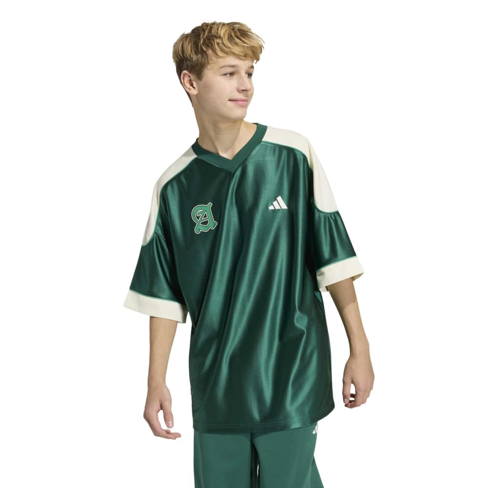 adidas Koszulka Stadium Jersey Short Sleeve V Neck T-Shirt 9-10 Lat