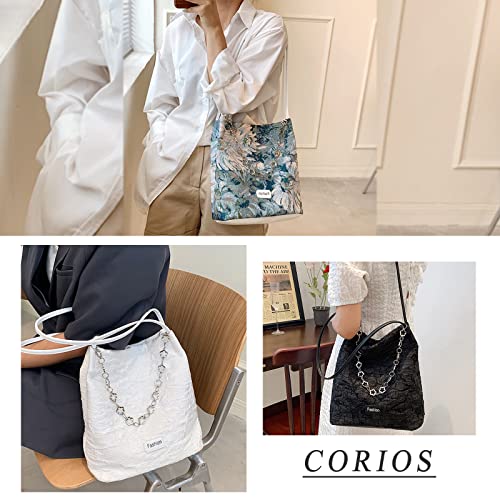 Image of CORIOS Fashion Women Handbag Bucket Tote Bag Casual Shoulder Bag