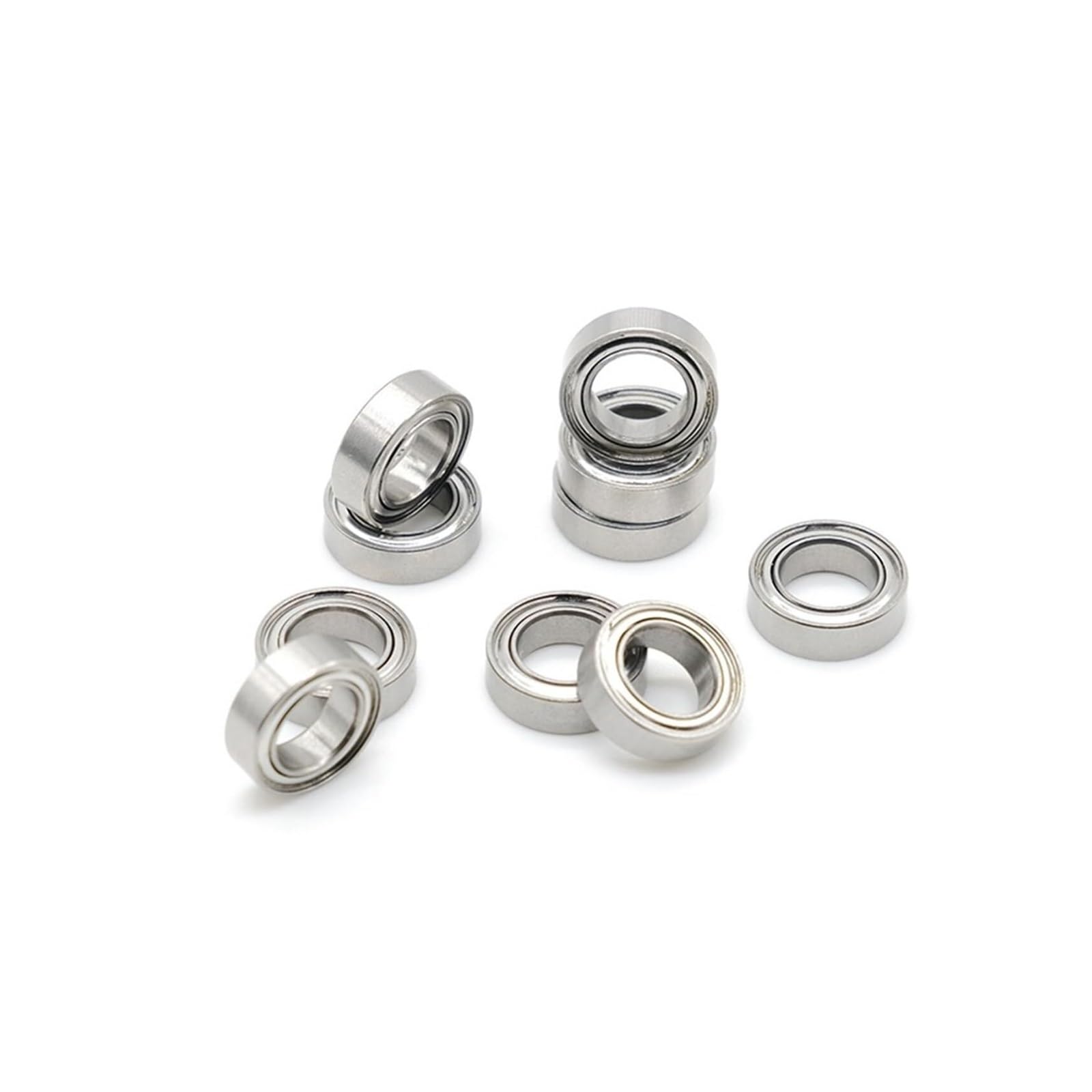 SMR106ZZ Rodamiento ABEC-7 10PCS 6x10x3 mm Acero inoxidable Miniatura Sello de metal Rodamientos bolas S MR106 ZZ 617/6 Lucky