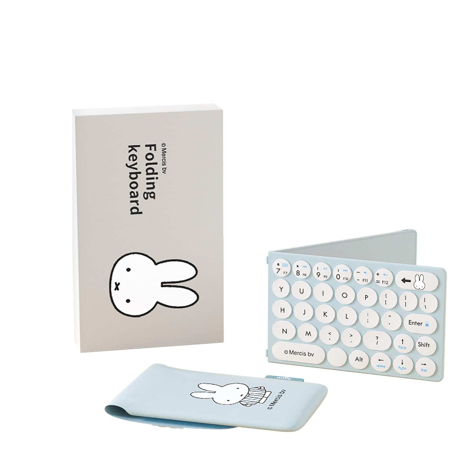 Buy Miffy Folding Keyboard, 3.5mm Folding Bluetooth Keyboard, Lightest