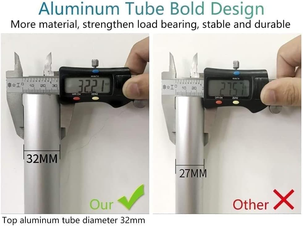 Miniatura 4 de Lightweight Foldable Portable 330lbs Capacity Aluminum Telescoping Ladder with Locking Mechanism Multi Purpose Telescopic Extension Ladder for