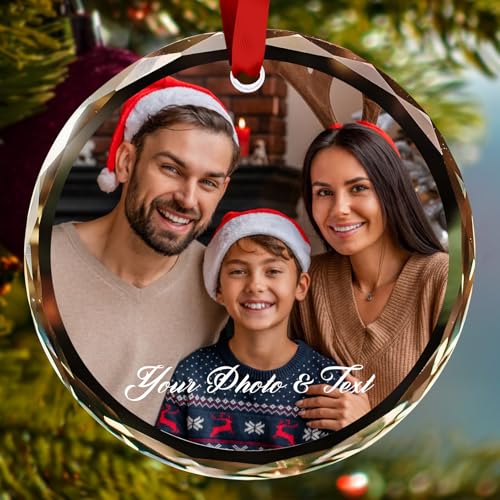Personalisierte Weihnachtskugeln 2025,Personalisierter Baumschmuck mit...