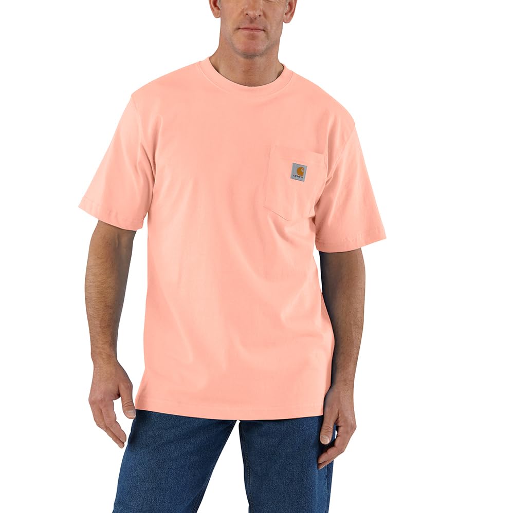 Carhartt Mens Loose Fit Heavyweight Short-Sleeve Pocket T-Shirt (Also Available in Big & Tall) CloseoutWork Utility T-Shirt — view 29