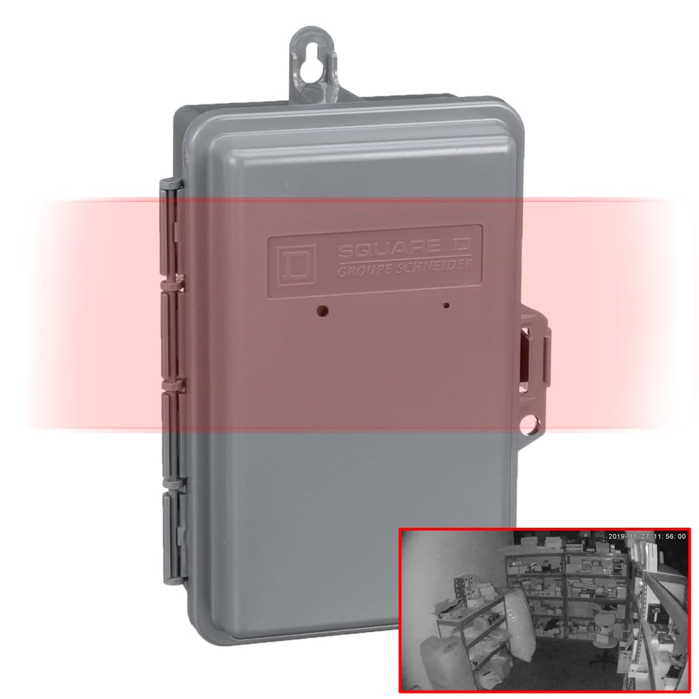 JOVISION USA HD 1080P Night Vision Invisible IR WiFi Battery Powered Plastic Electrical Utility Box Hidden Spy Camera