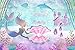 BoTong 7x5ft Little Mermaid Birthday Party Backdrop for Girls Photography Castle Whale Pearl Princess Birthday Background Mermaid Under The Sea Party Wall Photo Booth Props