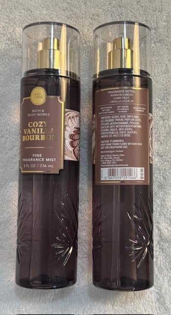 Body Care - BBWs Cozy Vanilla Bourbon Fragrance Body Mist 2-piece set (Packaging may vary)