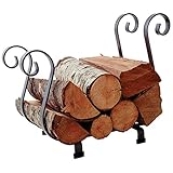 Enclume Sleigh Log Rack, Hammered Steel