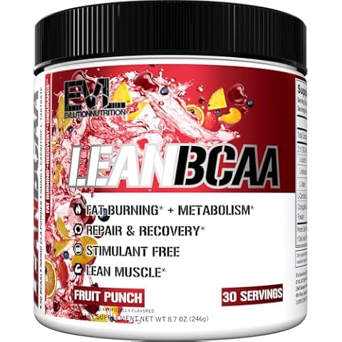 Evlution Nutrition LeanBCAA Fruit Punch Supplement Cover