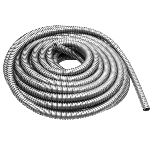 Conduit électrique flexible gaine fer galvanisé 2,5 cm protection câbles maison