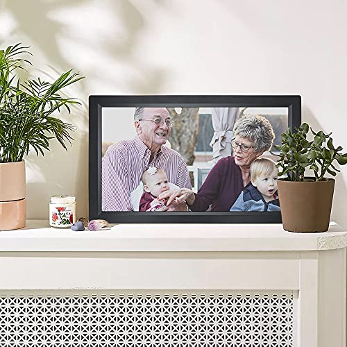 Snowtaros 23,6 inch digitale fotolijst, reclamemachine voor wandmontage met afstandsbediening en geheugenkaart van 16 GB… - Image 8