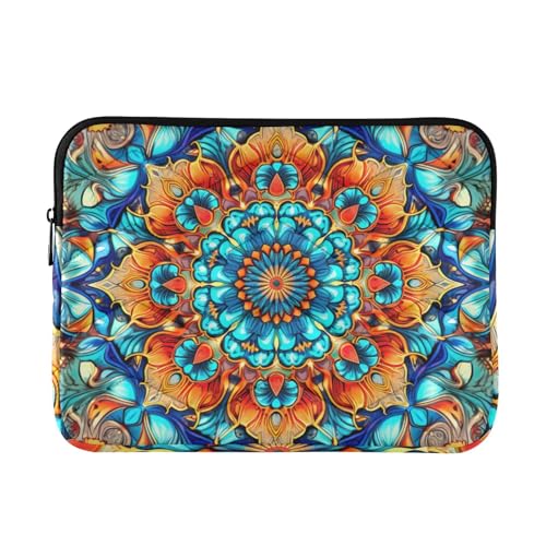 Funda para portátil de 13-14 pulgadas impermeable con patrón Mandala