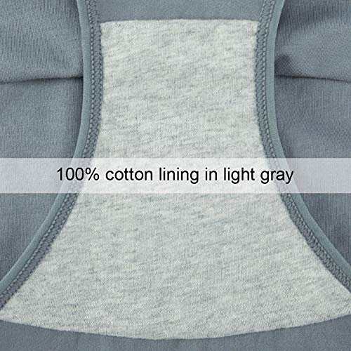 Image of INNERSY Women's High Waisted Underwear Cotton Panties Regular & Plus Size 5-Pack