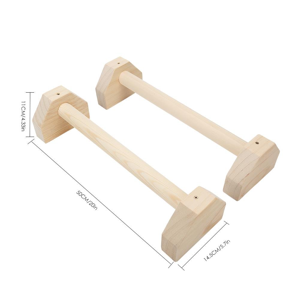 Barre Push Up in Legno Supporto Elastico Barre Doppie Singole Parallele Calisthenics Barre Personalizzate Doppia Canna
