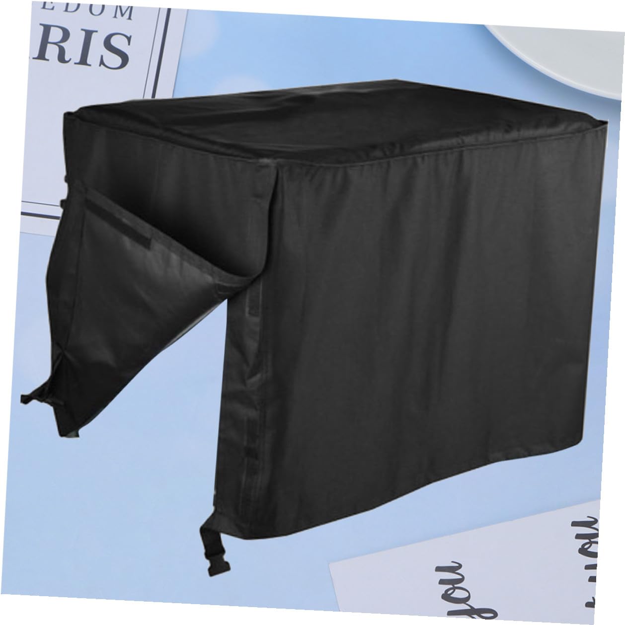 Funda para Generadores Exteriores Cubierta Rectangular Resistente UV y Polvo Protector Duradero para Jardín Color Negro