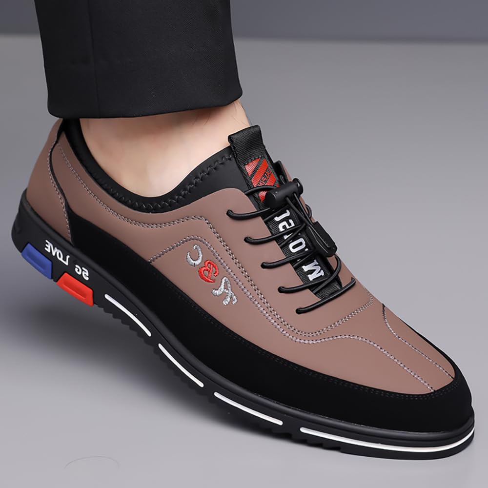 Chaussures de golf décontractées en cuir pour homme - Mocassins cassables et antidérapants - Chaussures de sport légères