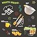 MasterChef Junior Baking Kitchen Set for Kids - 7 Pc. Kit Includes Real Cooking Tools for Kids w Recipes, Xmas Holiday Gift Party- Homemade Treats