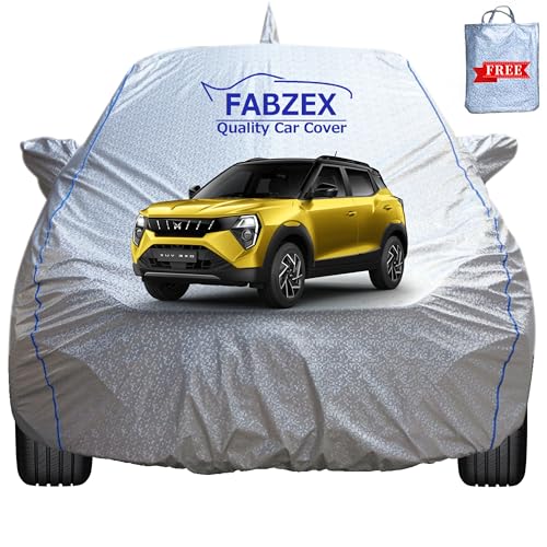 FABZEX Waterproof Car Body Cover Compatible for Mahindra XUV 3XO (All Models) with Mirror and...