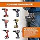 Clip-on Werkzeug Gürtelclip & Hammerhalter für Gürtel, 2 Sätze 304 Edelstahl Werkzeugclips für Hammerholster Haken Clips Werkzeuge, für Akkubohrer, Schlagschrauber, Nagler, Maßband, Hammerhalter