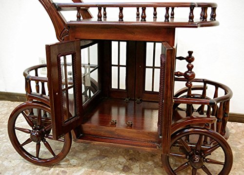 Amazon.co.jp: マホガニー家具 シンデレラワゴン 〈ブラウン〉 [JV-606