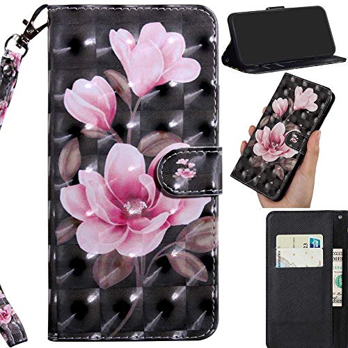 Robinsoni Case Compatible with Xiaomi A2 Lite Cover Wallet Redmi 6 Pro Case Leather PU Cover Folio Flip Wallet Cover Book Style Case Dura Notebook Case Pretty Cartoon 3D Animal Painted Case,Mandala