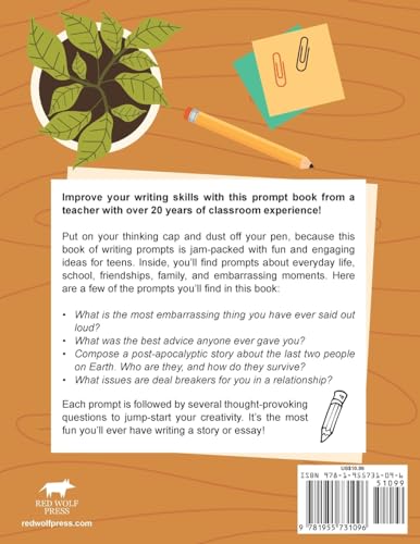 101 Writing Prompts for High School: One-Page Prompts for Stories, Journals, Essays, Opinions, and Writing Assignments (Mark Trevor's Writing Prompts) - Image 2