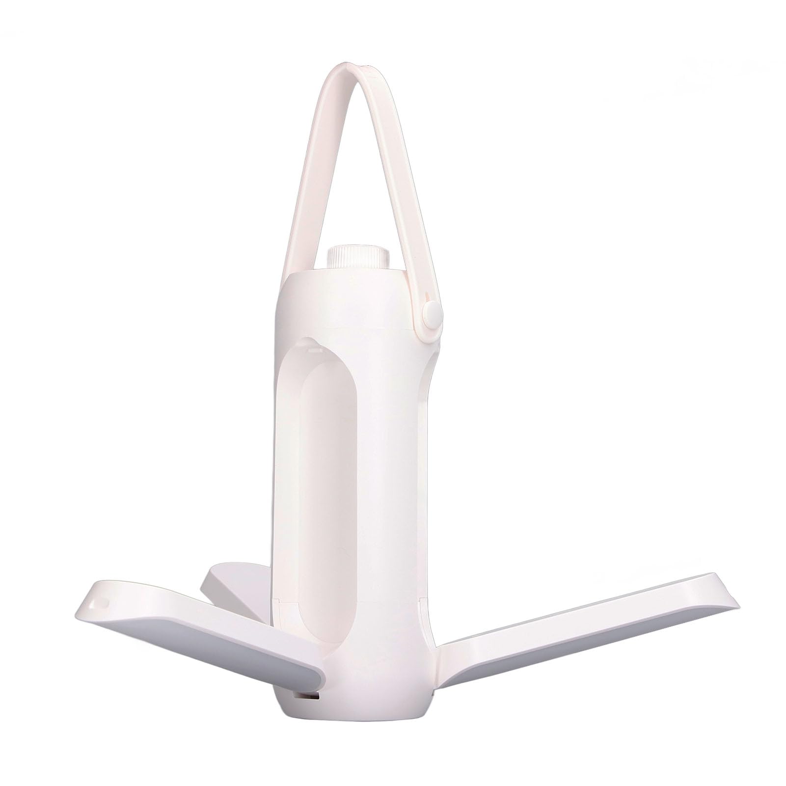 Fafeicy Lanterna da Campeggio Pieghevole con 4 Pannelli Regolabili, (WHITE) | Ricaricabile Via USB, ABS Impermeabile, 720 Regolabili, modalità Torcia e SOS, Gancio per Tenda o escursioni.