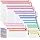 JARLINK 18 Pcs Mesh Zipper Pouch Bags, 8 Sizes Waterproof Zipper Bags | Multi-use Travel Bags for Office, School, Board Game, Puzzles, Cosmetics, Travel Accessories, and Home Organization, 9 colors
