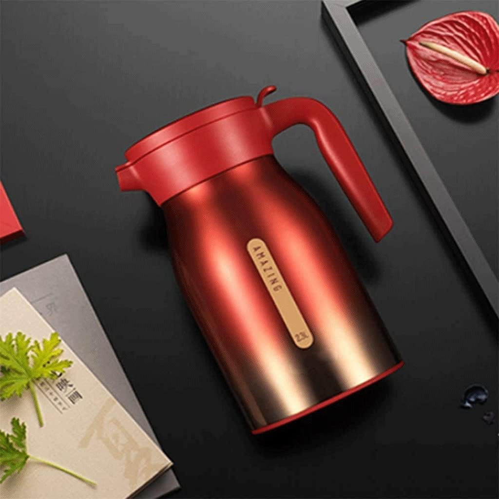HBJWOV Coffee Carafe Thermal for Kettle Stainless Steel Walled Thermal Pots Hot Cold Beverage or Tea, Coffe