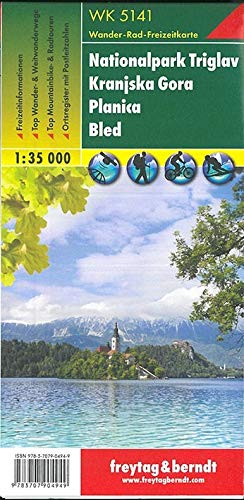 WK 5141 Nationalpark Triglav - Kranjska Gora - Planica - Bled, Wanderkarte 1:35.000: Serie Wandern + WK 5141 Nationalpark Triglav - Kranjska Gora - Planica - Bled, Wanderkarte 1:35.000: Serie Wandern +