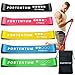 PORTENTUM Gomas elasticas musculacion, Set de 5 Bandas elasticas musculacion. Cómodo y Duradero látex 100% y Bolsa Almacenamiento para Las Cintas elasticas musculacion