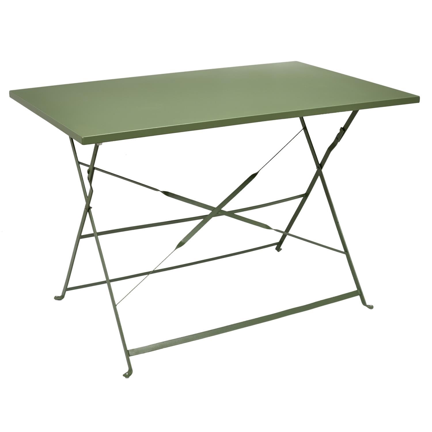 Table gain de place Palerme kaki 110x70 cm pliante pour studio