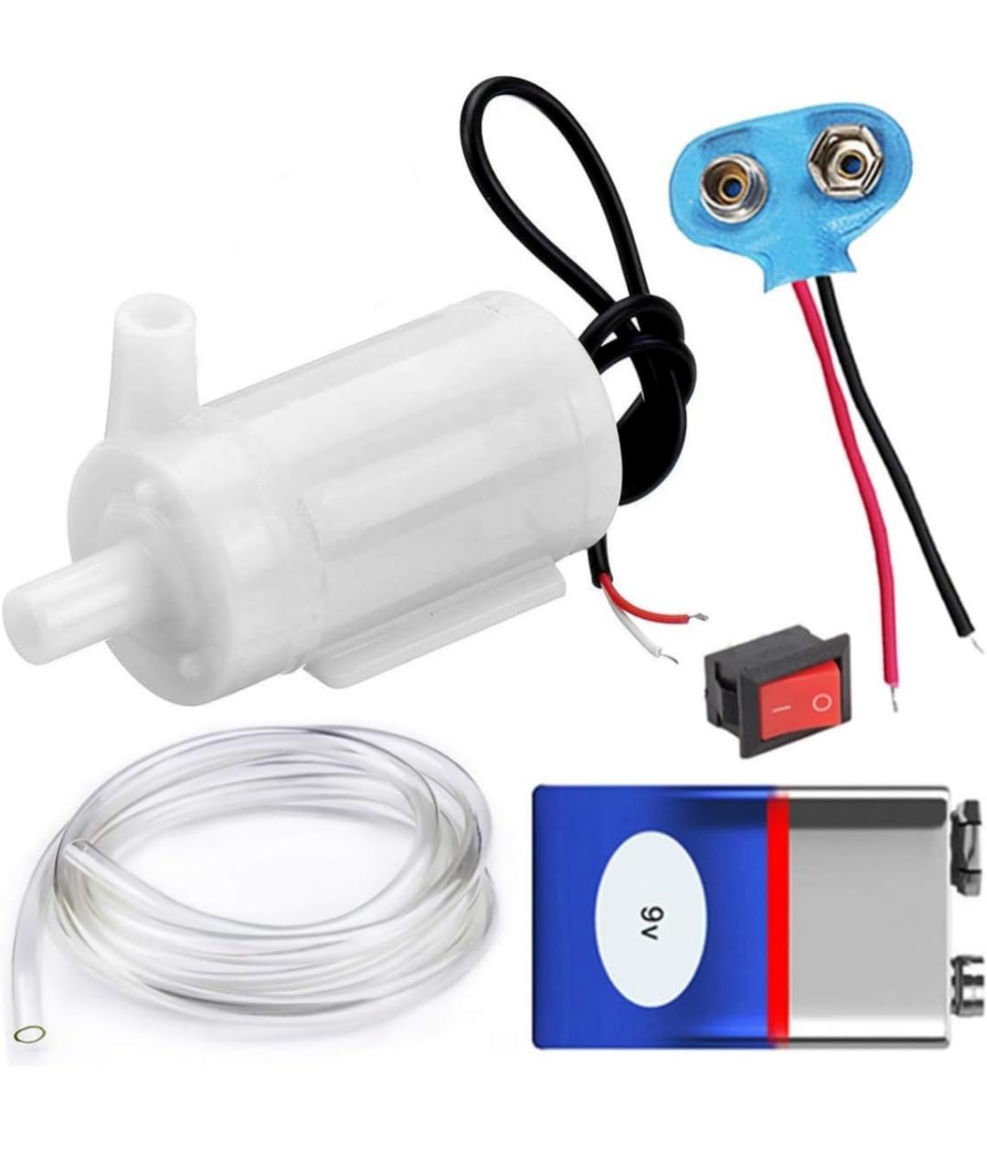 ROBOCORE Pump Kit DC Micro Submersible Mini Water Pump for DIY Projects Kit (Ivory)