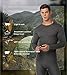 LAPASA Men's 100% Merino Wool Base Layer Set Lightweight Thermal Underwear Activewear Long John Top Bottom M31 Medium 1. Lightweight Black 1 Set