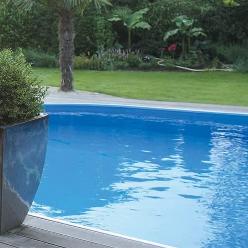 Liner ovale 7,30 x 3,70 m, paroi 1,22-1,32 m, overlap, bleu EDG