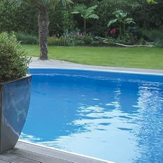 Aqualux liner overlap bleu pour piscine acier 360 cm