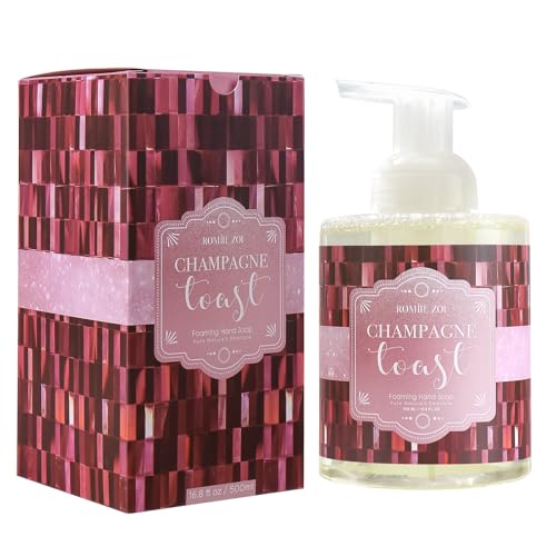 Image of ROMIIE ZOI Foaming Hand Soap, Champagne, 500ml / 16.8fl.oz | With Gift Box, Gentle cleansing, nourishes skin without drying
