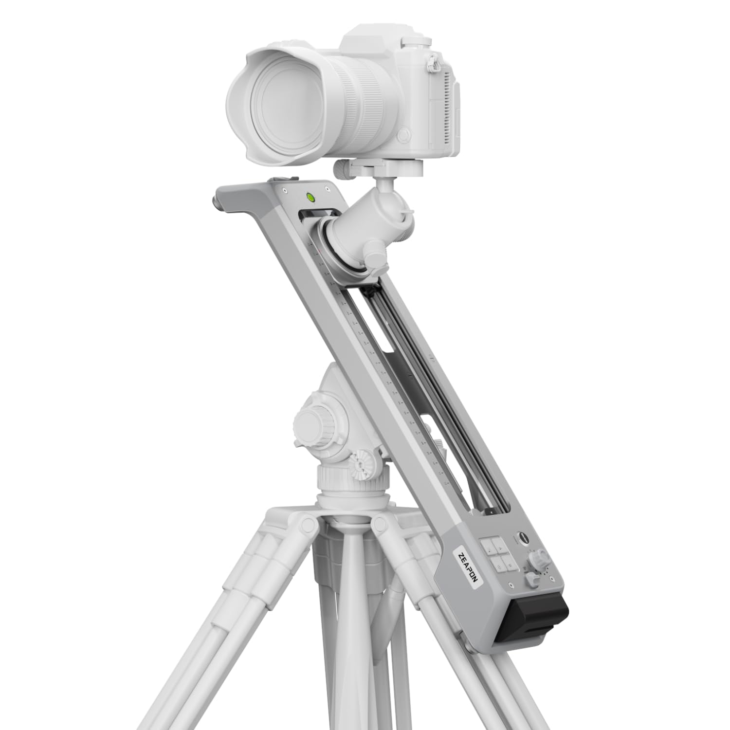 ZEAPON EVO D40 Motorisierter Kamera-Slider – 470 mm leiser elektrischer Schienenverteiler für spiegellose DSLR-Kameras mit Echtzeit-Geschwindigkeitsregelung, AB-Punkt-Einstellung