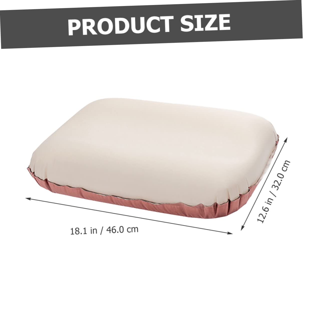 Happyyami Oreiller de Camping Gonflable, Design Ergonomique, Hauteur Réglable, Facile à Dégonfler, pour Voyages et Extérieur, Compact et Portable