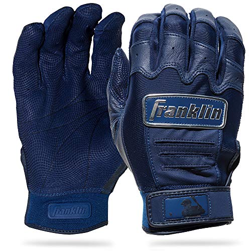 Franklin Sports CFX Pro Full Color Chrome Series Batting Gloves CFX Pro Full Color Chrome Batting Gloves, Navy, Adult X-Large