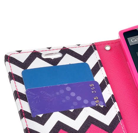 Sharp Aquos Crystal 306 Case - Sharp Aquos Crystal 306 Rugged Heavy Duty Case - Rugged Holster Case With Kickstand For Sharp Aquos Crystal 306 (Hot Pink Anchor) #TOP2